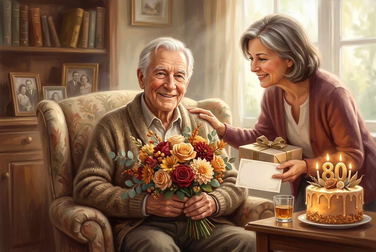 Felicitaciones por los 80 años: deseos hermosos, sinceros y originales para el cumpleañero